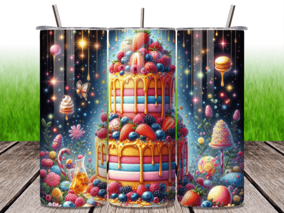 Colorful Berry Cake Sweet Tumbler Wrap Review: A Vibrant Design for Real Crafting