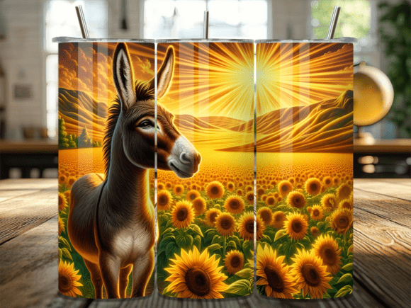 Donkey Field Sunflowers Tumbler Wrap Review for Digital Sellers