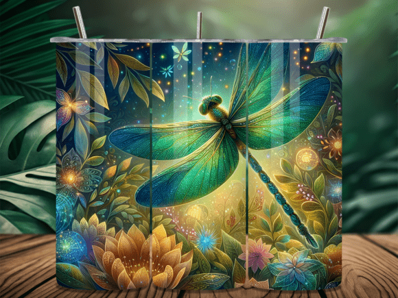 Enchanted Forest Dragonfly Tumbler Wrap Review