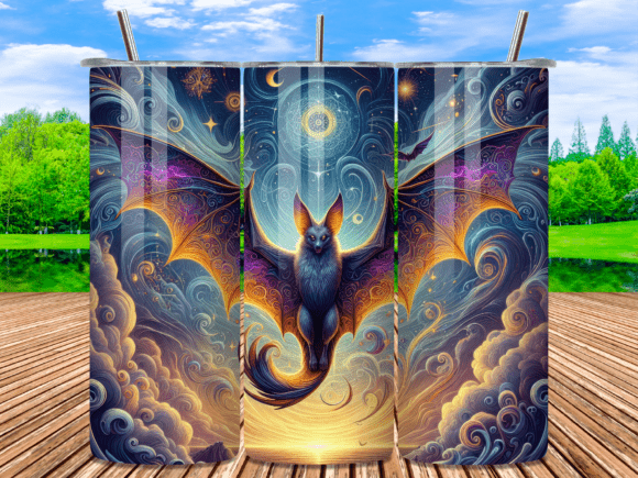 Ethereal Fantasy Sun Bat Tumbler Wrap Review