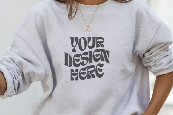 Gildan 18000 Sweatshirt Mockup for Product Mockups