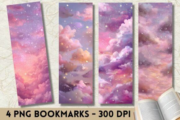 Pink Aesthetic Cloud Star Sky Bookmark Review