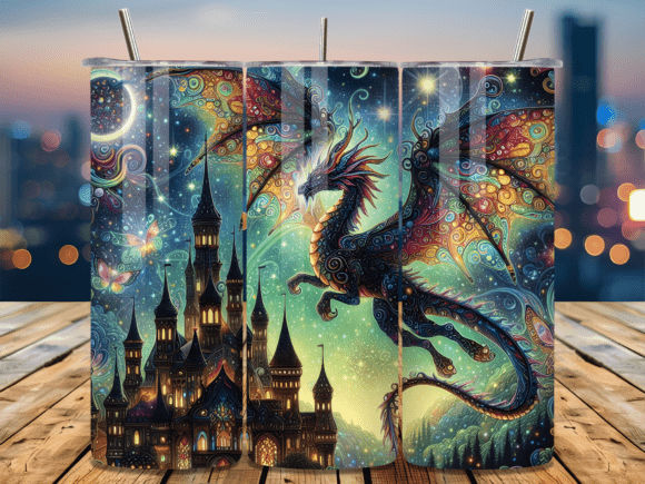 Stained Glass Castle Dragon Tumbler Wrap Review