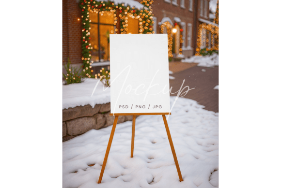 Winter Welcome Sign Mockup Easel for Stationery Mockups: A Brand Designer’s Perspective